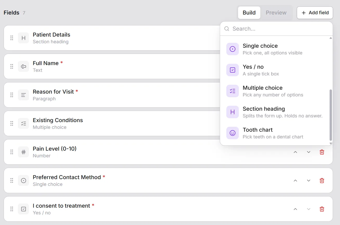 Form builder